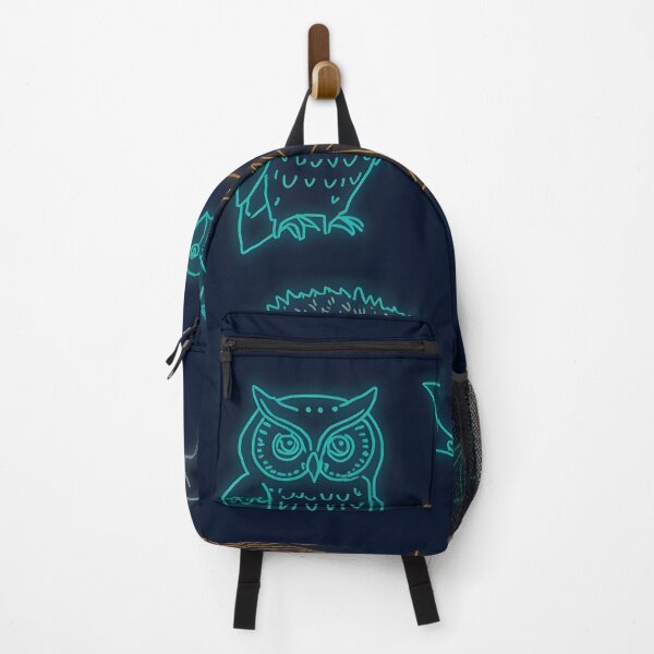 Item preview, ​Neon Glow Nocturnal Animals Line Art designed and sold by Luna-Flow.