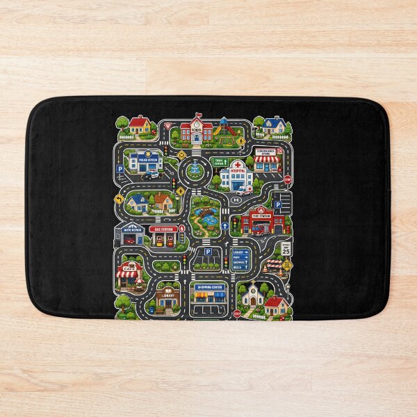 Item preview, Play Cars on Dad’s Back ( on the back)  Father’s Day Gift Shirt, Dad’s Birthday T-Shirt, Play Mat Race Track Shirt for Dads, Tired Dads Club Interactive designed and sold by THREE LITTLE BEANS.