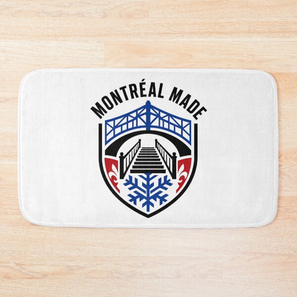 Item preview, Montreal Made Shield Crest Winter Bridge Emblem designed and sold by Fenay Designs.