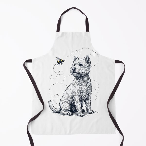 Item preview, West Highland White Terrier Bumble Bee Honeybee Dog Lover designed and sold by Kimberley King Art King Art.