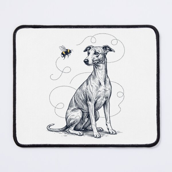 Item preview, Whippet Bumble Bee Honeybee Dog Lover designed and sold by Kimberley King Art  King Art.