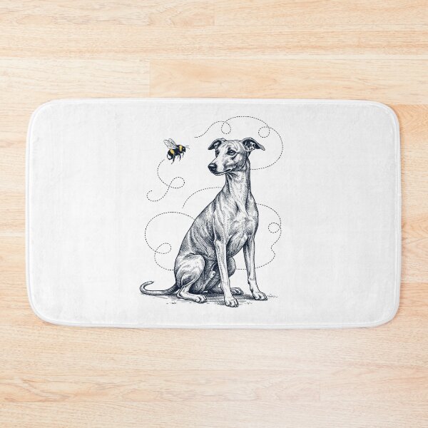 Item preview, Whippet Bumble Bee Honeybee Dog Lover designed and sold by Kimberley King Art  King Art.