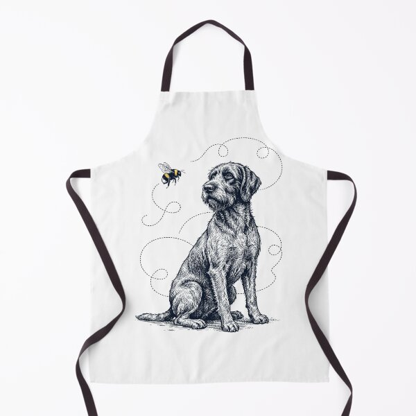 Item preview, Wirehaired Pointing Griffon Bumble Bee Honeybee Dog Lover designed and sold by Kimberley King Art King Art.