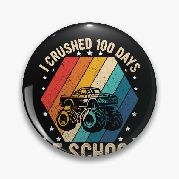Item preview, I Crushed 100 Days Of School Monster Truck Student Celebration Kid designed and sold by PopStars1993.