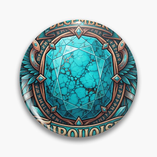 Item preview, December Birthstone/Crystal Turquoise designed and sold by The Quiet Canvas By Jacky.
