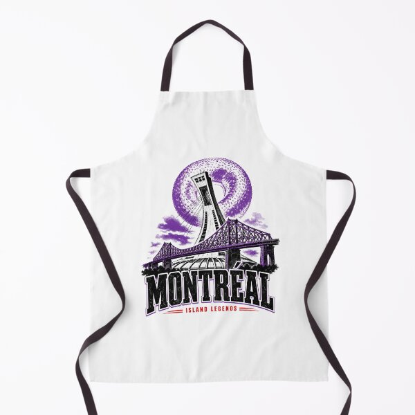Item preview, Montréal Island Legends Olympic Stadium Purple Bagel Moon Art designed and sold by Fenay Designs.