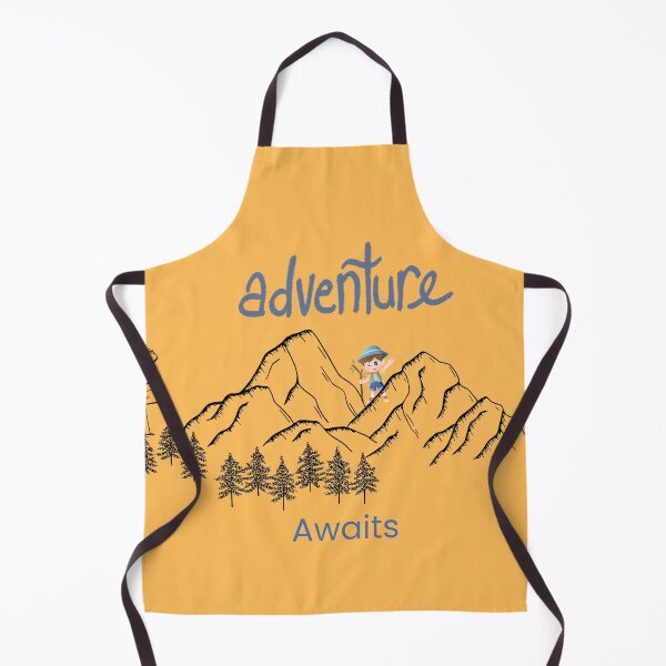 Item preview, Adventure Awaits Mountain Hiking | Outdoor Explorer Kids Sticker designed and sold by Krishnacre8.