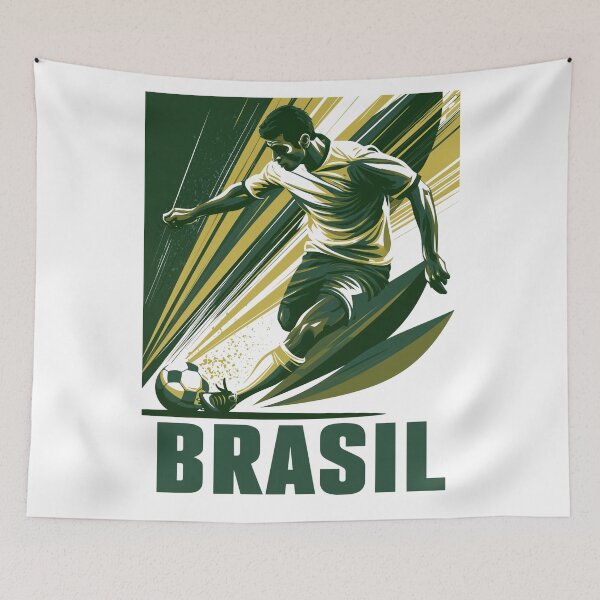 Artikelvorschau, Brasil Soccer entworfen und verkauft von StudioRedKoala.