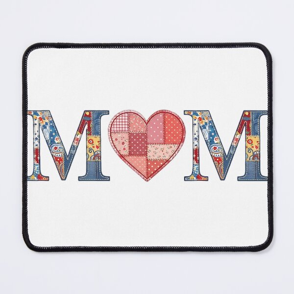 Item preview, Mom Patchwork Heart Design designed and sold by ToxicInkArt.