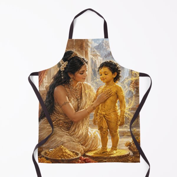 Item preview, Ganesha Birth Story Series – The Creation of Lord Ganesha by Goddess Parvati designed and sold by Homyar.
