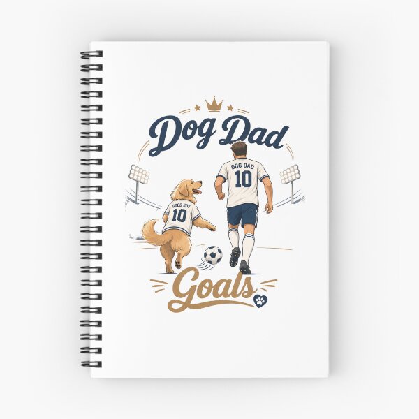 Item preview, Soccer Golden Retriever Dog Dad Goals Kawaii T-Shirt Sticker designed and sold by Ashley critters.