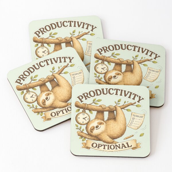Item preview, Productivity Optional Sloth designed and sold by ChirpInc.