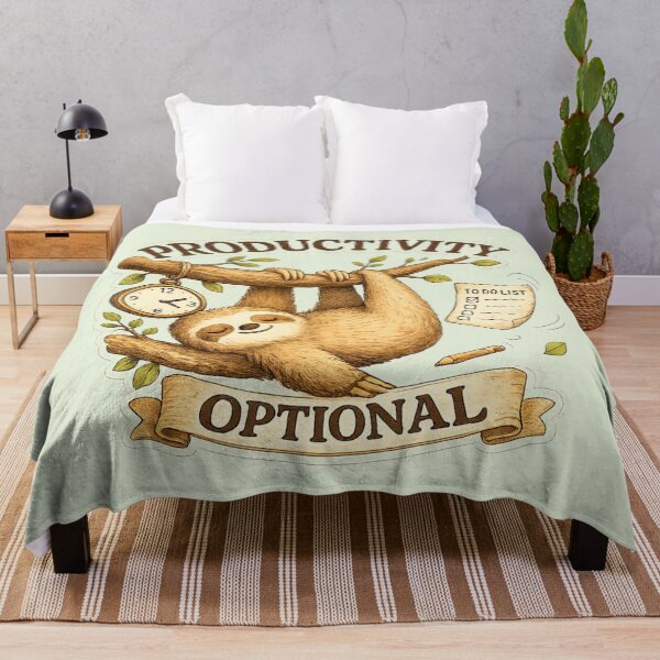 Item preview, Productivity Optional Sloth designed and sold by ChirpInc.