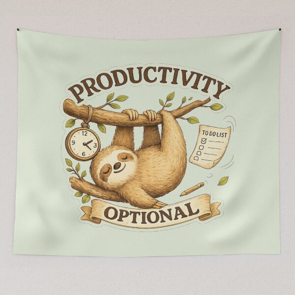 Item preview, Productivity Optional Sloth designed and sold by ChirpInc.