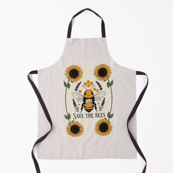 Item preview, Save The Bees Cute Honey Bee and Sunflowers Illustration designed and sold by HALYNA070824.