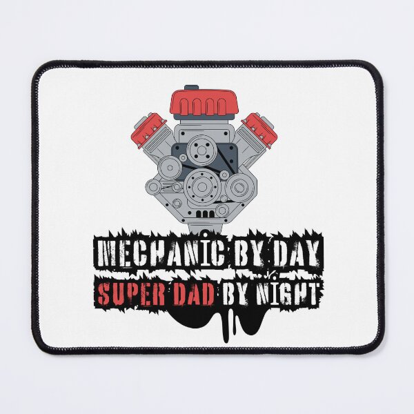 Item preview, Mechanic By Day. Super Dad By Night. | Funny Mechanic Father's Day Gift designed and sold by MagnetStyle.