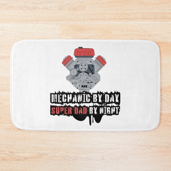 Item preview, Mechanic By Day. Super Dad By Night. | Funny Mechanic Father's Day Gift designed and sold by MagnetStyle.