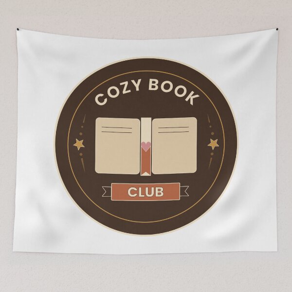 Item preview, Cozy Book Club Premium Reading Badge designed and sold by ArtsyExplorer.