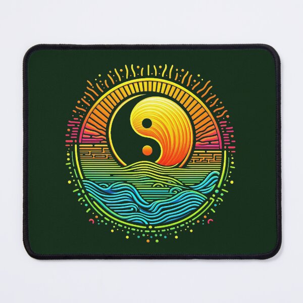 Item preview, Vibrant Yin Yang Balance Harmony Gift for Spiritual Meditation designed and sold by PixelQ.
