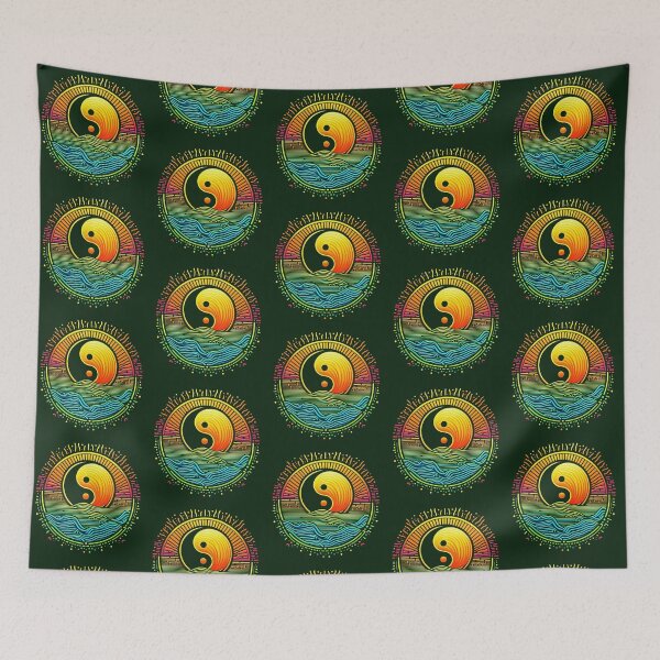 Item preview, Vibrant Yin Yang Balance Harmony Gift for Spiritual Meditation designed and sold by PixelQ.