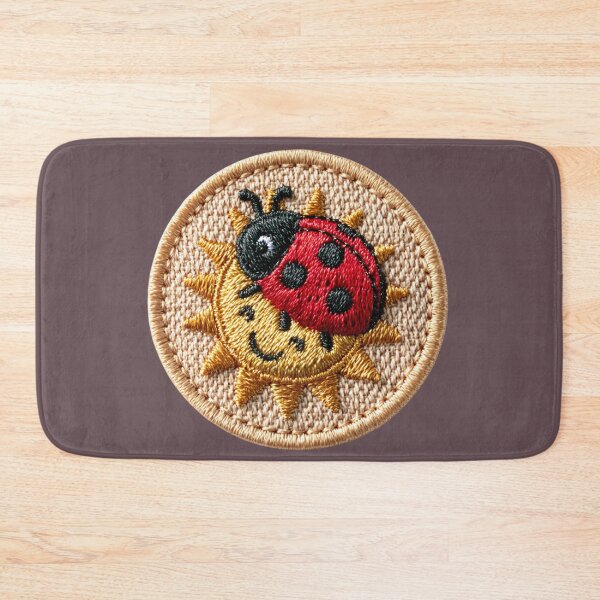 Item preview, Sunny Ladybug Embroidery Patch  designed and sold by MegaNovaArt.
