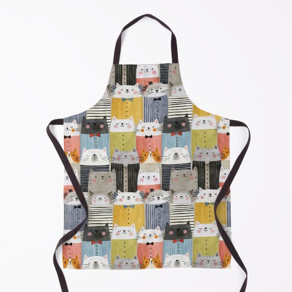 Item preview, Cute Cats Watercolor Pattern For Kids designed and sold by sheprint.