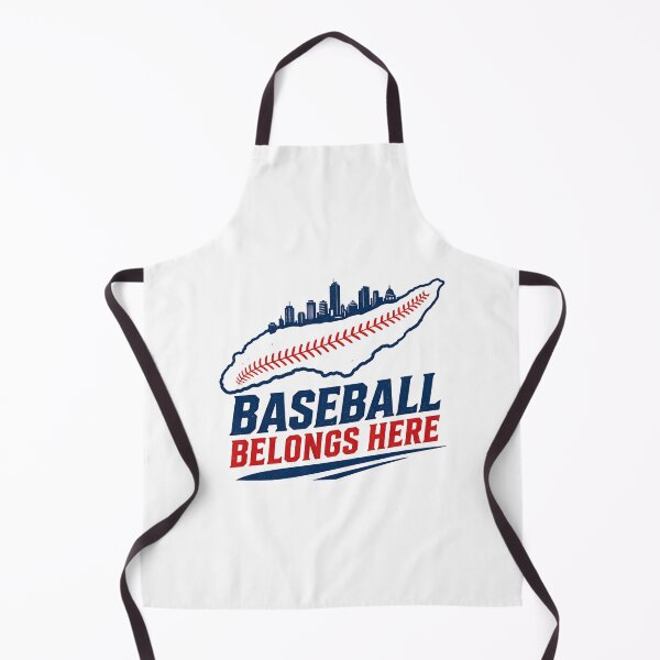 Item preview, Baseball Belongs Here Montréal Island Skyline Sport Graphic designed and sold by Fenay Designs.