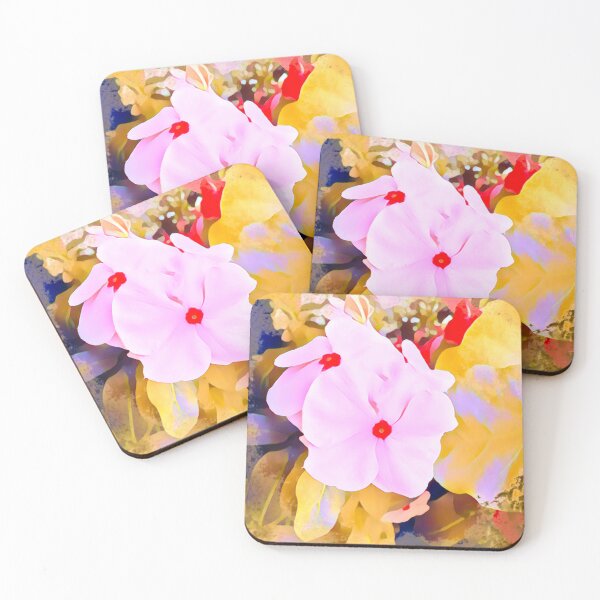 Item preview, Modern Watercolor Pink Periwinkle Floral Pop Art designed and sold by BalkanBloom.