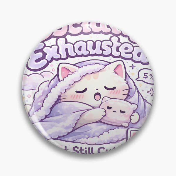 Item preview, Socially Exhausted But Still Cute Sticker designed and sold by ShoaibPrints.