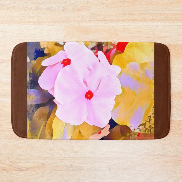 Item preview, Modern Watercolor Pink Periwinkle Floral Pop Art designed and sold by BalkanBloom.