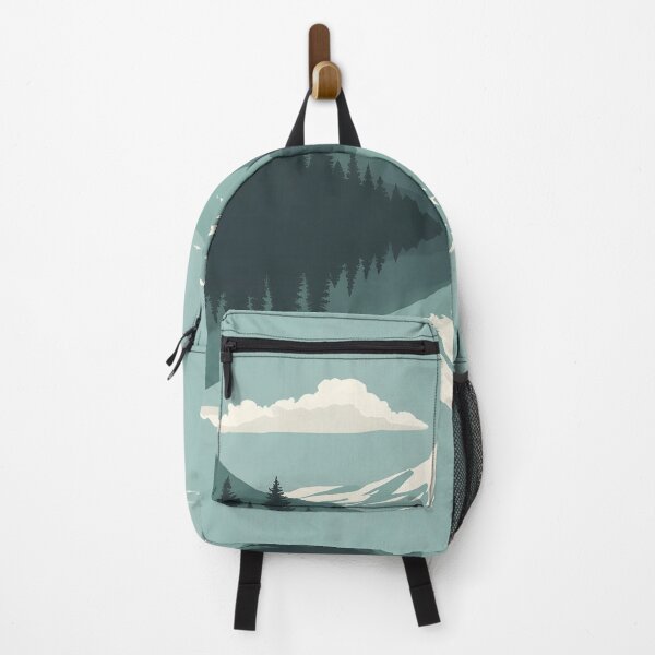 Item preview, Serene Teal Mountain and Forest Reflection designed and sold by Luna-Flow.