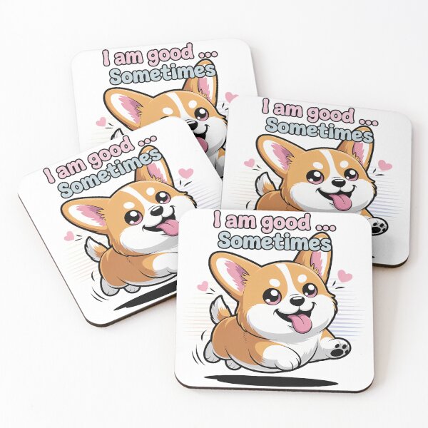 Item preview, I’m a Good Dog Sometimes Funny Corgi Shirt Cute Dog Lover Gift designed and sold by Cool-cat-art.