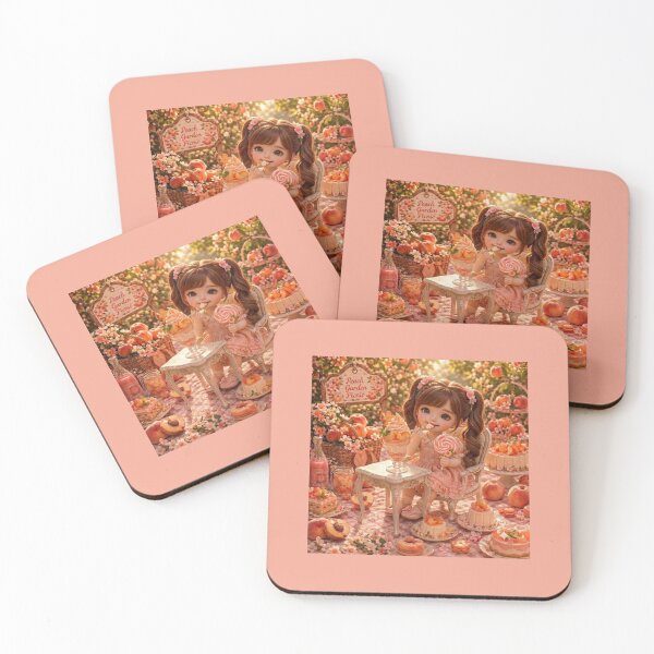 Item preview, ​Peach Garden Picnic. designed and sold by JoyNest = "The nest of joy".