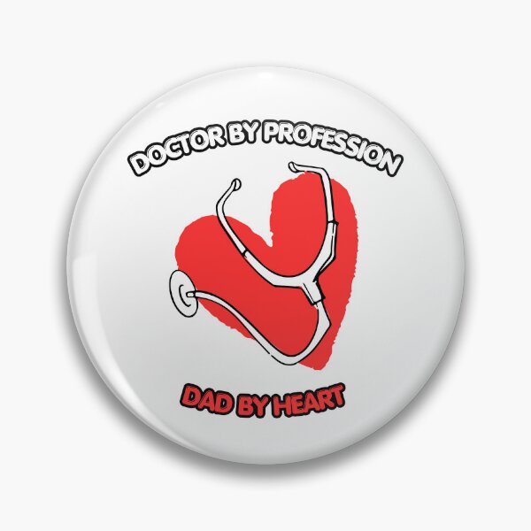 Item preview, Doctor By Profession. Dad By Heart. | Father's Day Gift for Doctor Dad designed and sold by MagnetStyle.