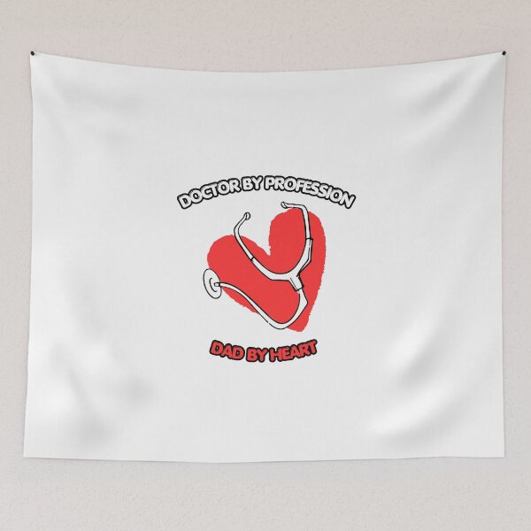 Item preview, Doctor By Profession. Dad By Heart. | Father's Day Gift for Doctor Dad designed and sold by MagnetStyle.