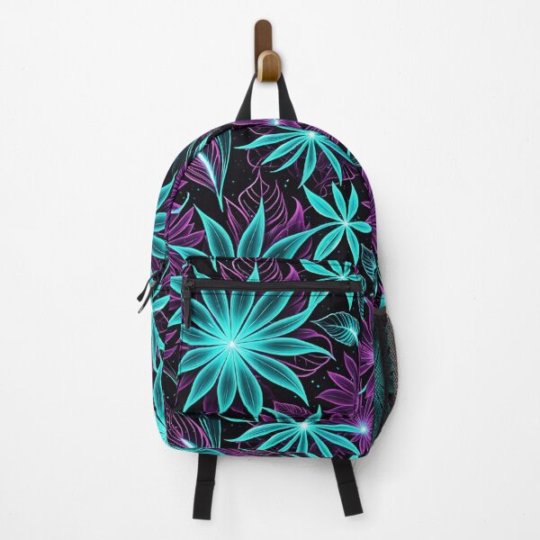 Item preview, Neon Glowing Cosmic Flower Pattern designed and sold by krazzyremo.