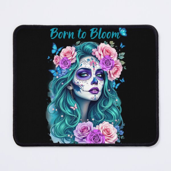 Item preview, Born to Bloom- Floral sugar Skull Beauty designed and sold by gomood.