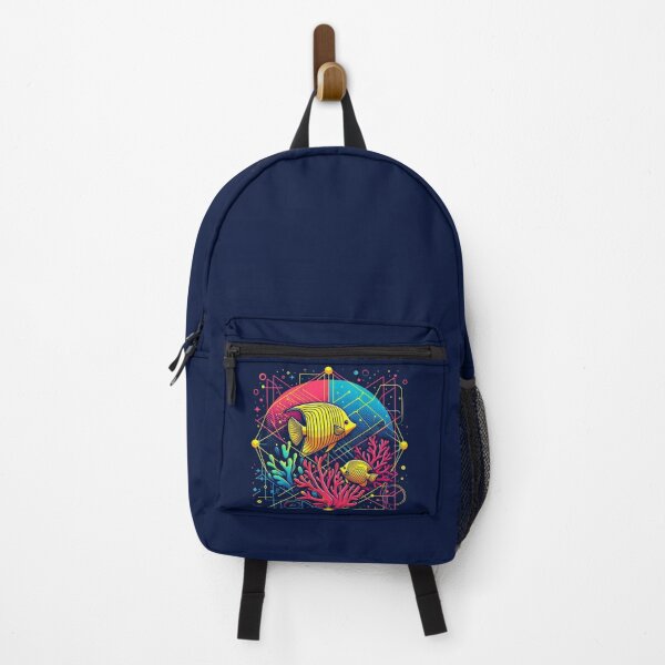 Artikelvorschau, Neon Tropical Fish Geometric Gift for Birthday Ocean Lover entworfen und verkauft von PixelQ.