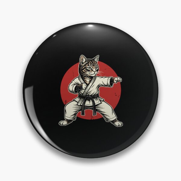 Item preview, Karate Cat Martial Arts Feline Sensei designed and sold by PopStars1993.