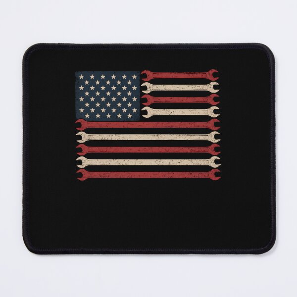 Item preview, American Flag Wrenches Patriotic Mechanic designed and sold by THREE LITTLE BEANS.