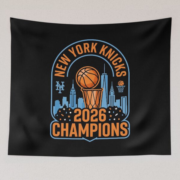 Artikelvorschau, Meisterschaft der New York Knicks 2026 entworfen und verkauft von Fives55.