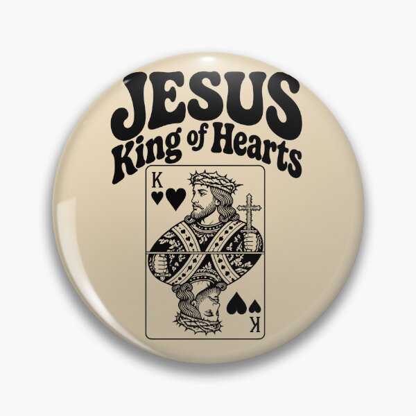 Item preview, Jesus King of Hearts Funny Christian Card Game Lover Gift designed and sold by ShopOnTheTopp.