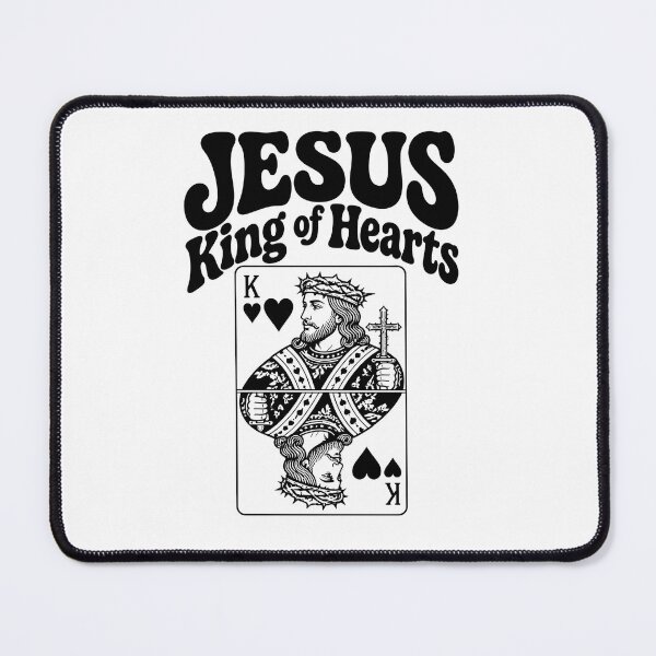 Item preview, Jesus King of Hearts Funny Christian Card Game Lover Gift designed and sold by ShopOnTheTopp.