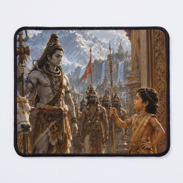 Item preview, Ganesha Birth Story Series – Lord Shiva Returns to Kailash designed and sold by Homyar.