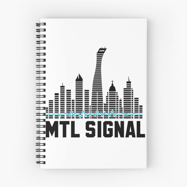 Item preview, MTL Signal Montréal Audio Wave Skyline Music Design designed and sold by Fenay Designs.