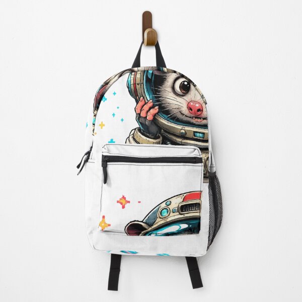 Item preview, Anxious Possum Space Explorer Illustration designed and sold by InvictusVault.