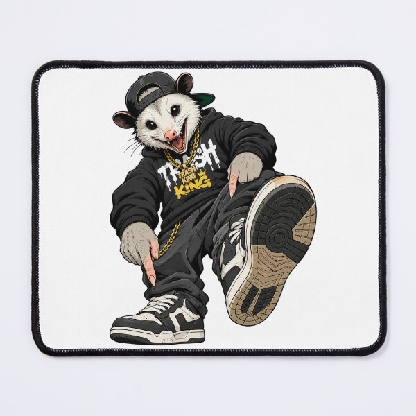 Item preview, Trash King Opossum Streetwear Rapper designed and sold by madebysiwa.