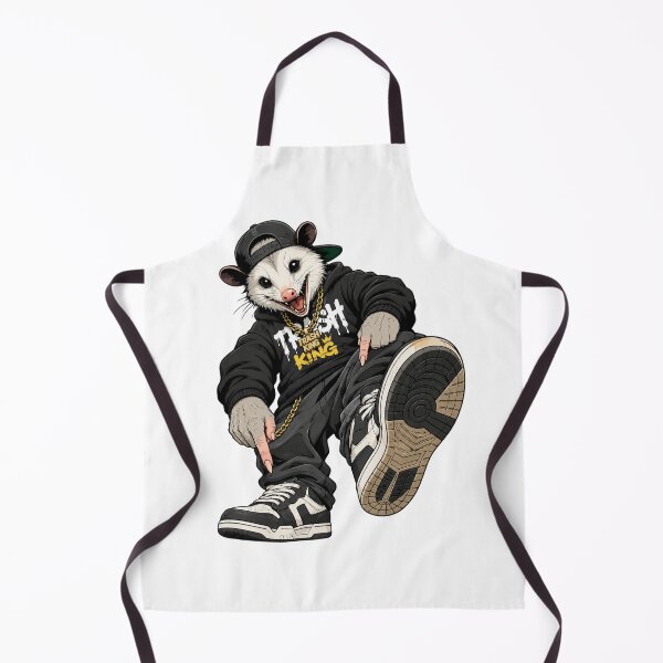 Item preview, Trash King Opossum Streetwear Rapper designed and sold by madebysiwa.