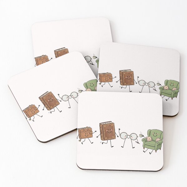 Item preview, Cozy Book Club Characters designed and sold by sanorastyle.