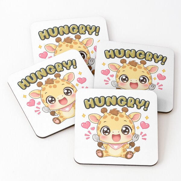 Item preview, Hungry giraffe Animal Clipart designed and sold by KJackArtwork.